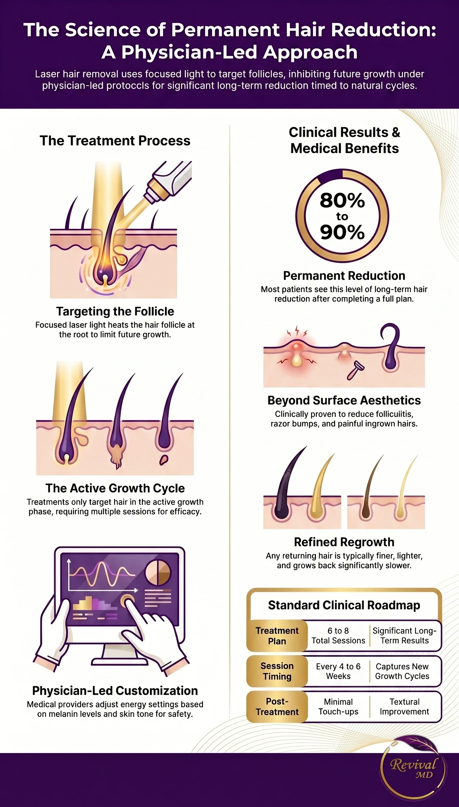 Laser Hair Removal in Fair Lawn NJ: Permanent Results infographic